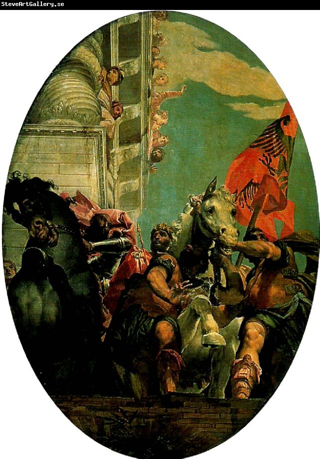 Paolo  Veronese triumph of mordechai